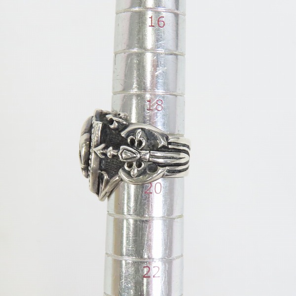 実際に弊社で買取させて頂いた【ギャラ付き】Leathers＆Treasures/レザーズ＆トレジャーズ クレストリング 19-20号の画像 7枚目