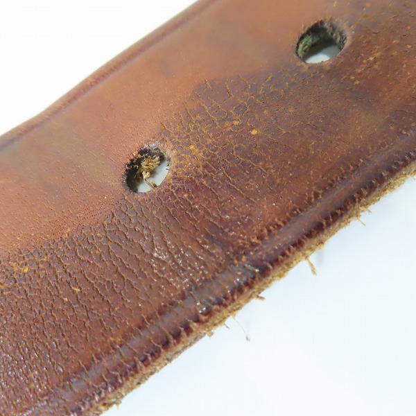 実際に弊社で買取させて頂いたSAINT LAURENT/サンローラン レザーベルトの画像 5枚目