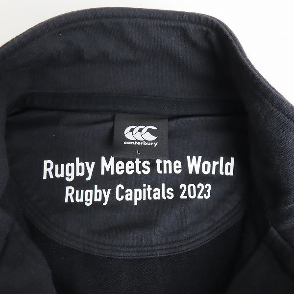 実際に弊社で買取させて頂いた【未使用】canterbury/カンタベリー ラグビー トレーニングウエア TRACK JACKET トラックジャケット RA43027 Lの画像 2枚目