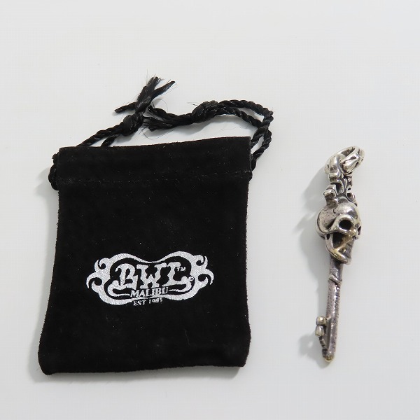 実際に弊社で買取させて頂いたBILL WALL LEATHER/BWL/ビルウォールレザー グッドラックスカルキーペンダントの画像 7枚目