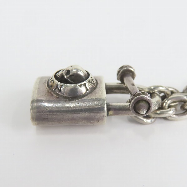 実際に弊社で買取させて頂いたDEAL DESIGN/ディールデザイン スカル メタル パドロック/南京錠 ペンダント/ネックレスの画像 2枚目