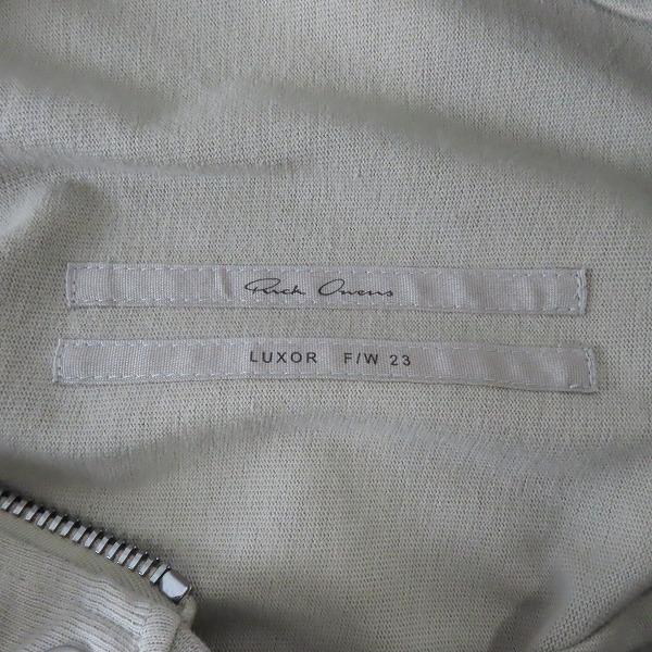 実際に弊社で買取させて頂いたRICK OWENS/リックオウエンス 23FW Jumbo peter flight/ジャンボ ピーター フライト ジャケット RU02C7243-BA/XSの画像 2枚目