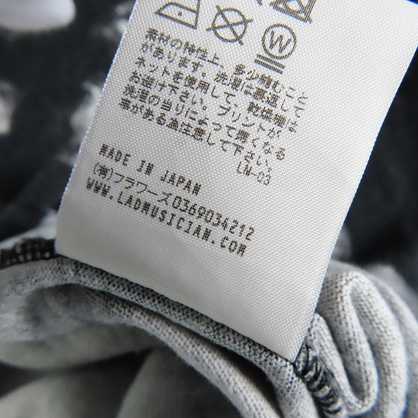 実際に弊社で買取させて頂いたLAD MUSICIAN/ラッドミュージシャン 19SS SUPER BIG T-SHIRT 14/1 T-CLOTH INKJET ANGELS Tシャツ 2119-709の画像 4枚目