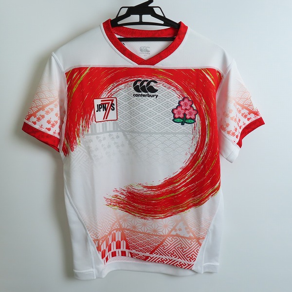実際に弊社で買取させて頂いた【未使用】canterbury/カンタベリー ラグビー 7人制 日本代表 2021 ホーム ジャージ RG30194/M
