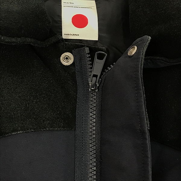 実際に弊社で買取させて頂いたmarka/マーカ ダウンジャケット M13C-07BL01D size2の画像 5枚目