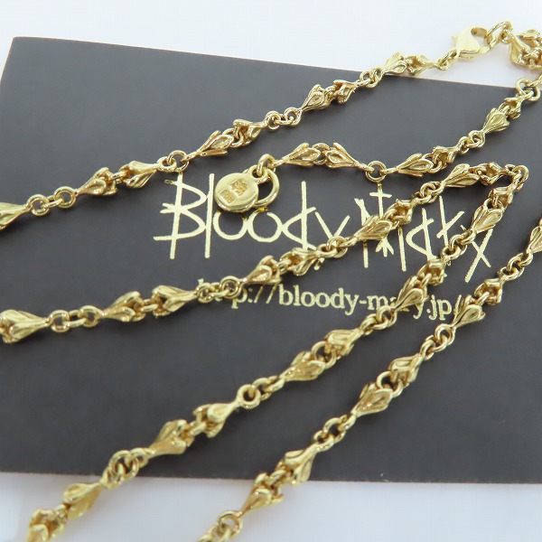 実際に弊社で買取させて頂いた【ギャラ付】Bloody Mary/ブラッディマリー K18 baby mermaid チェーン 50cm