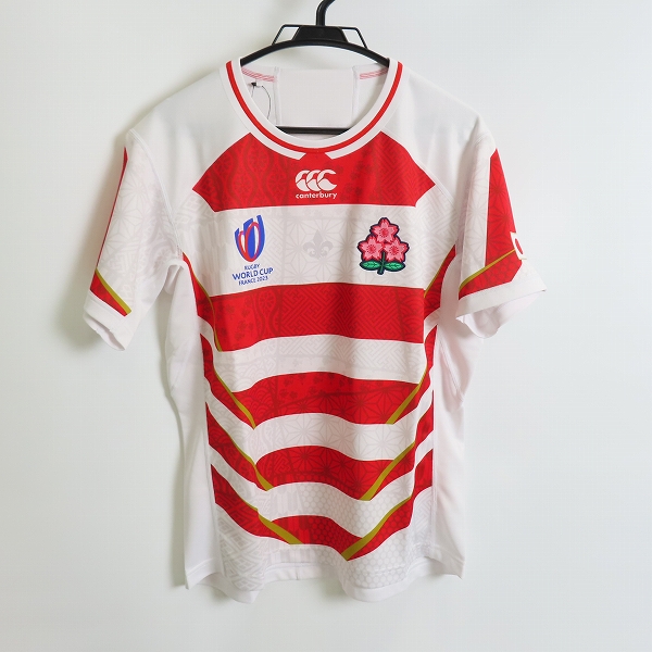 実際に弊社で買取させて頂いた【未使用】CANTERBURY/カンタベリー ラグビー ジャパンRWC2023/日本代表 レプリカジャージ ホーム RG33980WC/M