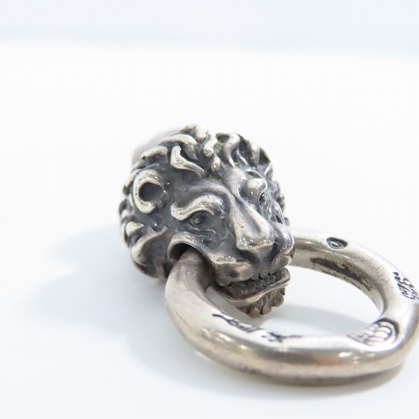 実際に弊社で買取させて頂いたBILL WALL LEATHER/BWL/ビルウォールレザー LION/ライオンヘッド ペンダント トップの画像 5枚目