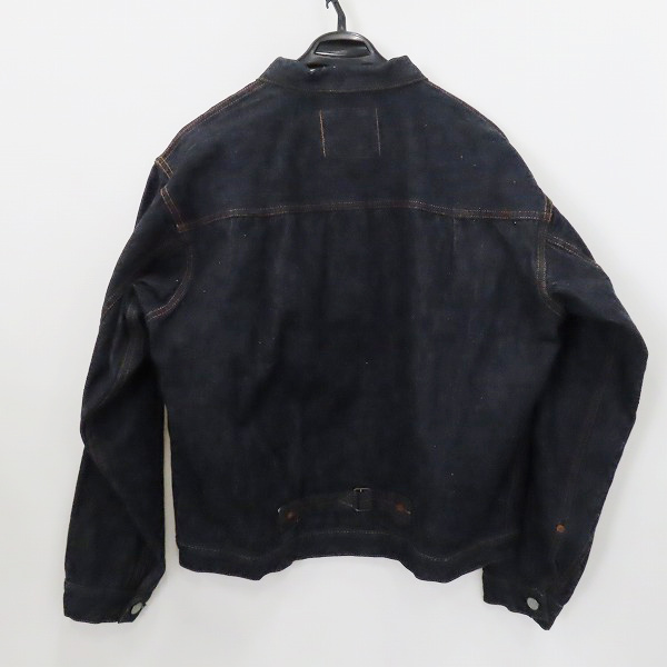 実際に弊社で買取させて頂いたSUGAR CANE/シュガーケーン Lot No. SC11937US “Made in USA” 13oz. BLUE DENIM BLOUSE 1937 MODEL/44の画像 1枚目