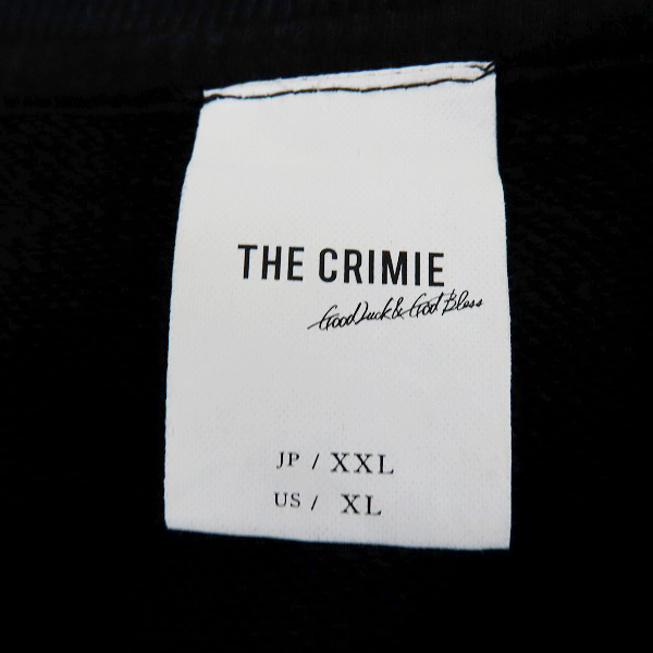 実際に弊社で買取させて頂いたCRIMIE/クライミー VINTAGE OVERDYE CIRCLE LOGO SNAP POCKET CREW NECK SWEAT/スウェット CR1-02B5-CL72/XXLの画像 2枚目