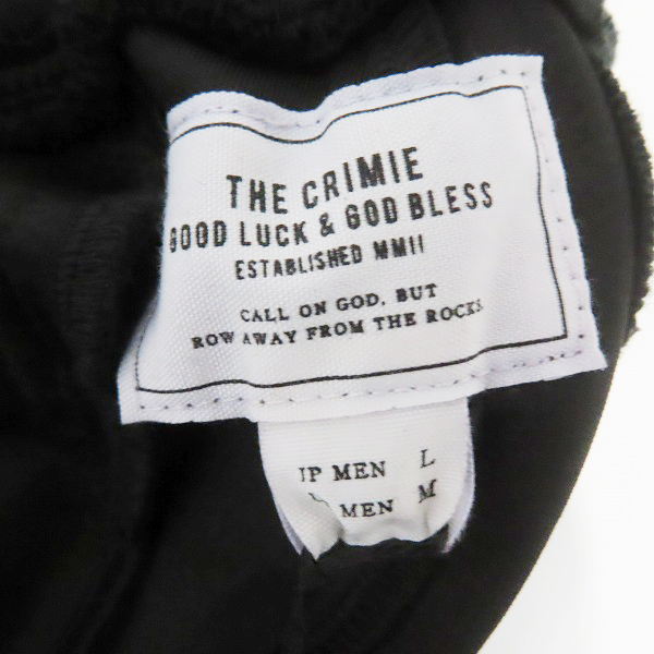 実際に弊社で買取させて頂いた【未使用】CRIMIE/クライミー MIKE JERSEY RIB TRACK PANTS/トラックパンツ CR1-02L5-PL09/Lの画像 3枚目