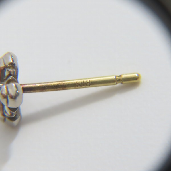 実際に弊社で買取させて頂いた【ギャラ付き】Bloody Mary/ブラッディーマリー K18WG SIN/罪 Earring/イヤリング/ピアス w/ダイヤの画像 5枚目