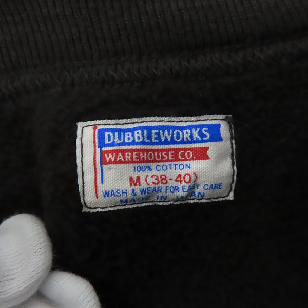 実際に弊社で買取させて頂いたDUBBLE WORKS/ダブルワークス ウエアハウス U.S. ARMY AIR FORCES フロッキープリント スウェットトレーナー/Mの画像 2枚目