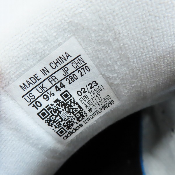 実際に弊社で買取させて頂いたatmos×adidas/アトモス×アディダス Adimatic "White/Black"/アディマティック "ホワイト/ブラック" ID7717/28の画像 5枚目