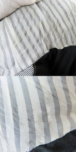 実際に弊社で買取させて頂いたHUGO BOSS/ヒューゴボス ナイロン混 テーラードジャケット ブラック/50の画像 8枚目