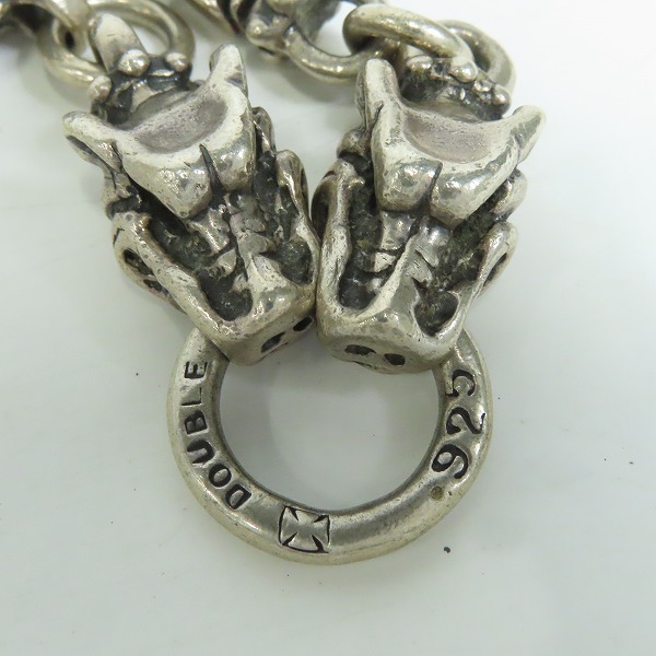 実際に弊社で買取させて頂いた【ギャラ付き】トラヴィスワーカー 2ガーゴイル 2クロス リンク w/ダガー ウォレットチェーン/ウォレットハンガーの画像 4枚目