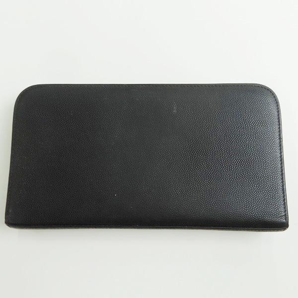 実際に弊社で買取させて頂いたSAINT LAURENT PARIS/サンローランパリ レザー ラウンドファスナー/ジップ オーガナイザー/ウォレット/財布