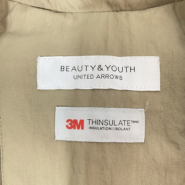 実際に弊社で買取させて頂いたBEAUTY&YOUTH UNITED ARROWS/ユナイテッドアローズ 3Mシンサレート ステンカラーコート 1225-699-8968/Mの画像 2枚目