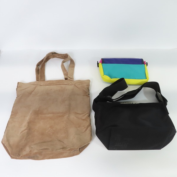 実際に弊社で買取させて頂いたManhattan Portage/マンハッタンポーテージ アート ショルダーバッグ/ポーチ/コーデュロイ トートバッグ 3点セットの画像 1枚目