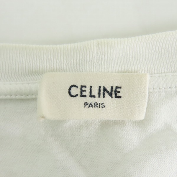 実際に弊社で買取させて頂いた【JPタグ】CELINE/セリーヌ 21SS スタッズ付き ルーズTシャツ 2X687501F/Lの画像 2枚目