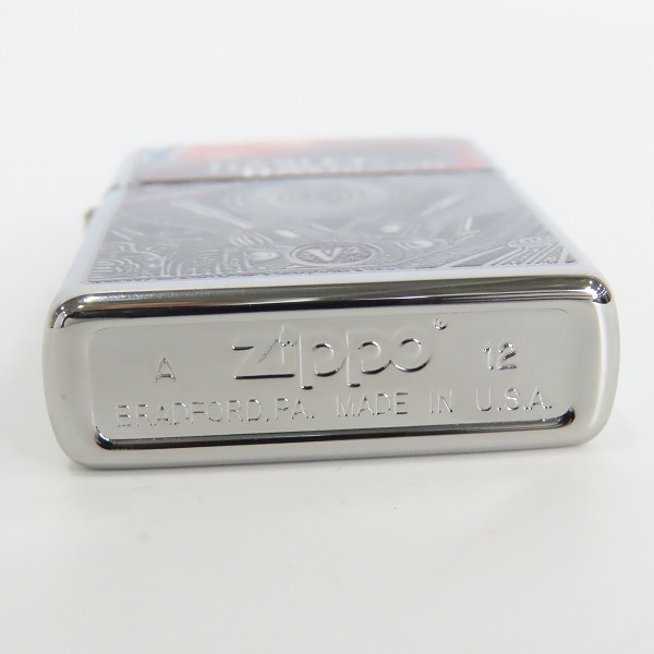 実際に弊社で買取させて頂いたZIPPO/ジッポー HARLEY DAVIDSON/ハーレーダビッドソン H-D ENGINE 2012年製の画像 3枚目