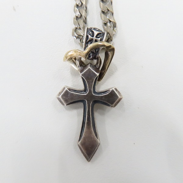 実際に弊社で買取させて頂いたDEAL DESIGN/ディールデザイン  クロス ペンダント/トップ ネックレスチェーンの画像 1枚目