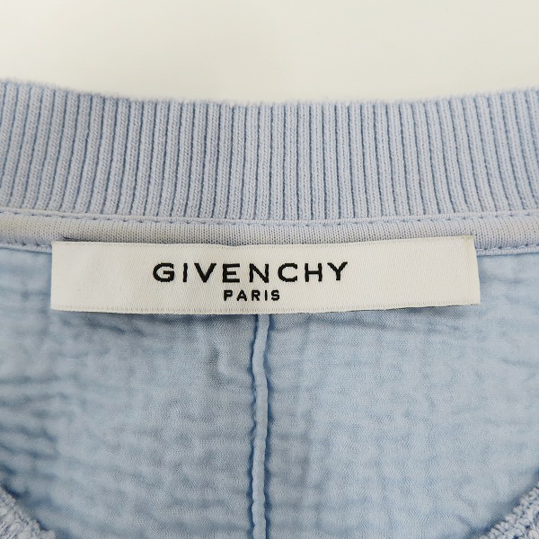 実際に弊社で買取させて頂いた【JPタグ】GIVENCHY/ジバンシィ デストロイ ロゴプリントスウェットトレーナー BW700E3014/Mの画像 2枚目
