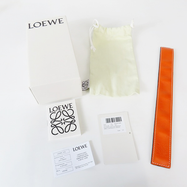 実際に弊社で買取させて頂いたLOEWE/ロエベ SMALL SLAP BRACELET スモールスラップレザーブレスレットの画像 7枚目