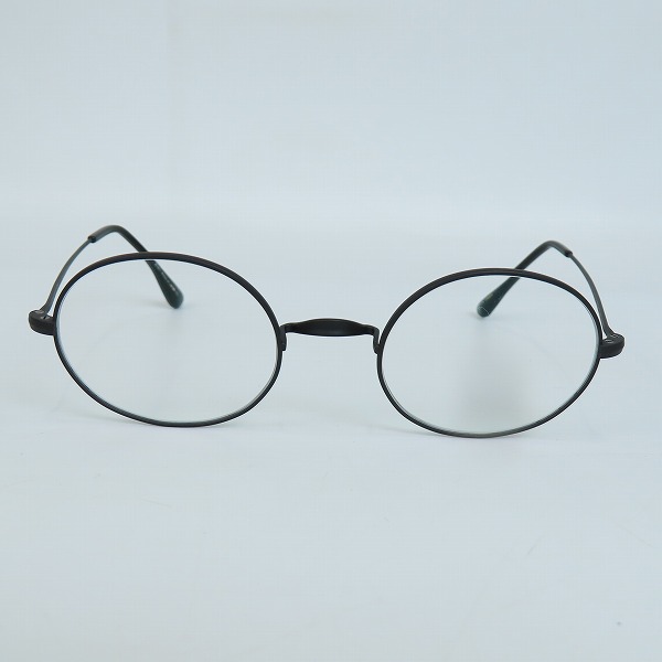 実際に弊社で買取させて頂いたOLIVER GOLDSMITH/オリバー ゴールドスミス 度入り Oval Nero 眼鏡/メガネフレームの画像 1枚目