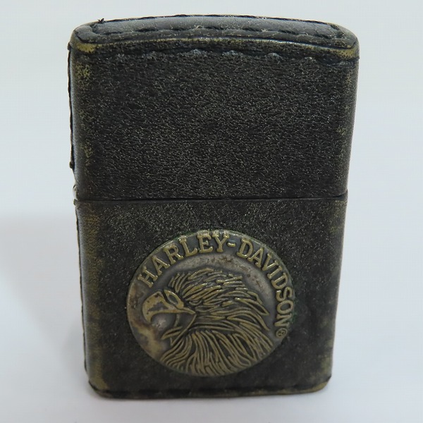 実際に弊社で買取させて頂いたZIPPO/ジッポー Harley-Davidson/ハーレーダビッドソン 革巻き