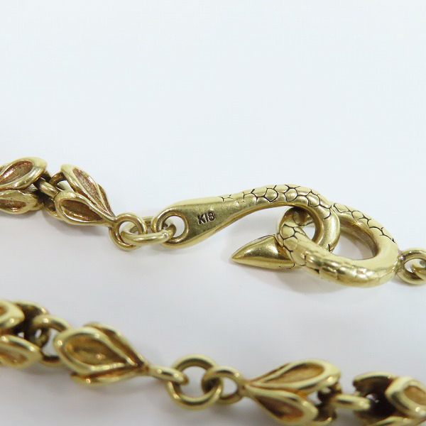 実際に弊社で買取させて頂いた【ギャラ付】Bloody Mary/ブラッディマリー K18 baby mermaid ブレスレットの画像 5枚目