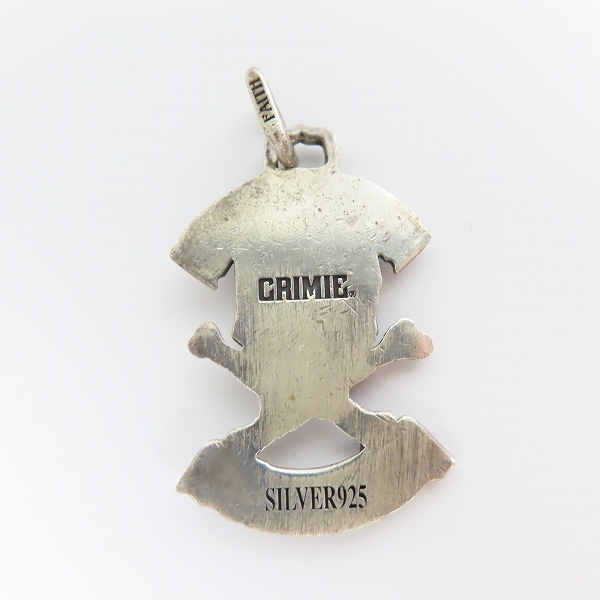 実際に弊社で買取させて頂いたCRIMIE/クライミー FAITH&TRUST スカル ペンダントトップの画像 2枚目