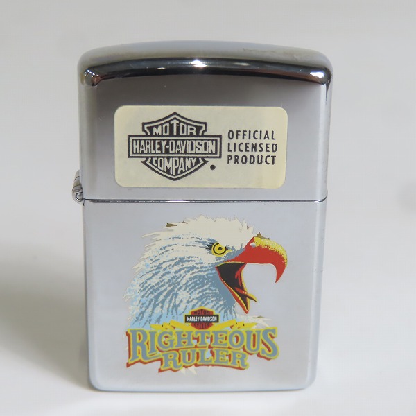 実際に弊社で買取させて頂いたZIPPO/ジッポー HARLEY DAVIDSON/ハーレーダビッドソン RIGHTEOUS RULER 1993年製