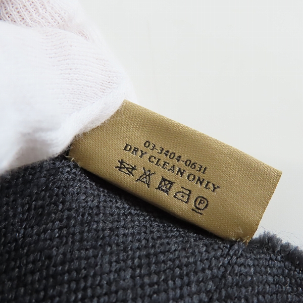 実際に弊社で買取させて頂いたLOEWE/ロエベ アナグラムロゴ マフラー ウール×シルクの画像 2枚目