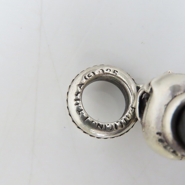 実際に弊社で買取させて頂いた【ギャラ付き】Leathers and Treasures/レザーズアンドトレジャーズ スカル レザーブレスレットの画像 7枚目