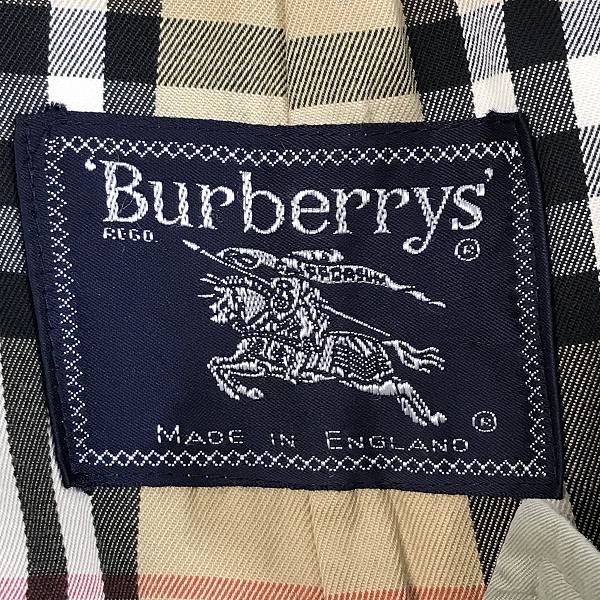 実際に弊社で買取させて頂いたBurberry's/バーバリーズ ノバチェック ステンカラーコート/50の画像 2枚目