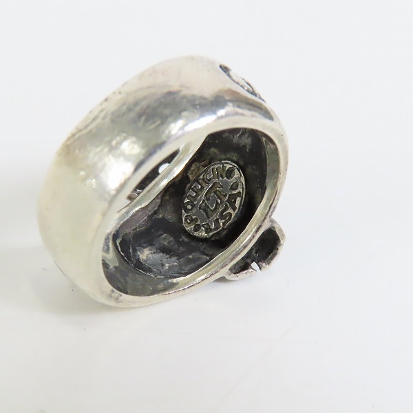 実際に弊社で買取させて頂いた【ギャラ付き】LEATHERS&TREASURES/レザーズ＆トレジャーズ クラウン スカル リング 18-18.5号の画像 3枚目