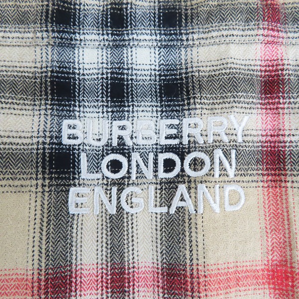実際に弊社で買取させて頂いたBURBERRY/バーバリー 21AW ノバチェック ロングスリーブチェックシャツ 8036773/Sの画像 3枚目