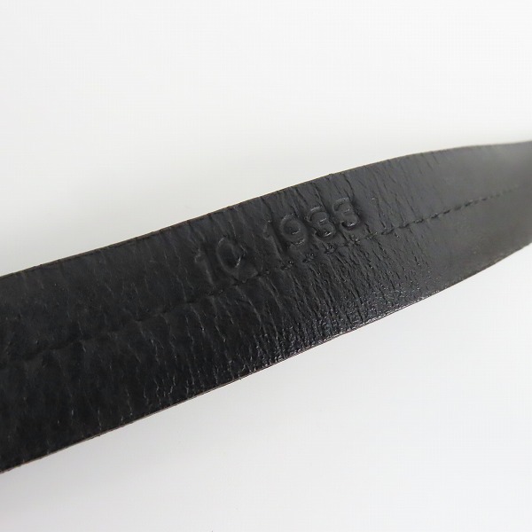 実際に弊社で買取させて頂いたPRADA/プラダ レザーベルト 1C 1933 32/80の画像 4枚目