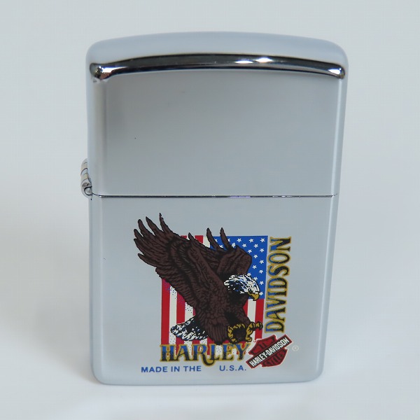 実際に弊社で買取させて頂いたZIPPO/ジッポー ハーレーダビッドソン イーグルプリント 1993年製