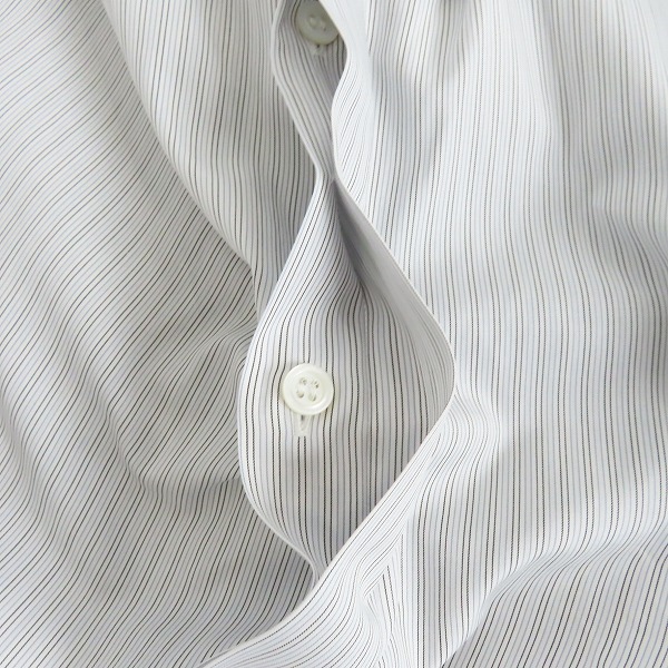 実際に弊社で買取させて頂いたDior HOMME/ディオール オム ストライプ 長袖 シャツ 163C501A3395/38の画像 6枚目