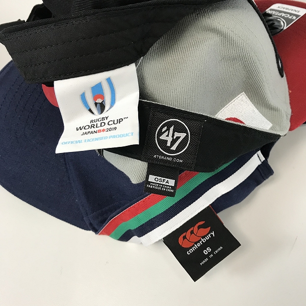 実際に弊社で買取させて頂いた【おまとめ/未使用含む】canterbury/カンタベリー MIZUO/ミズノ 47/フォーティーセブン 他 帽子/キャップの画像 1枚目