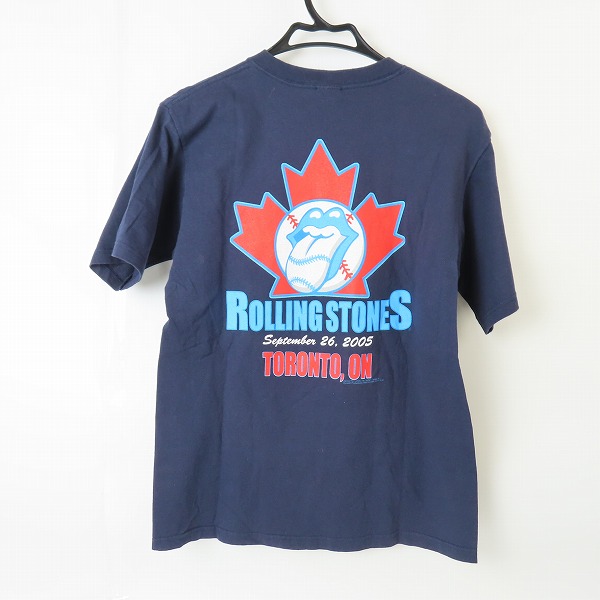 実際に弊社で買取させて頂いたROLLING STONES/ローリングストーンズ 2005年/ヴィンテージ ビガーバンツアー トロント公演 Tシャツ Sの画像 1枚目