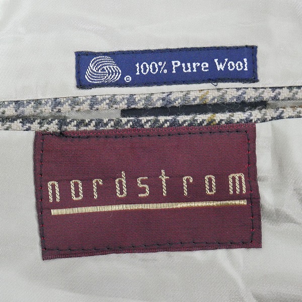 実際に弊社で買取させて頂いたBurberrys/バーバリーズ 千鳥格子 テーラードジャケットの画像 3枚目