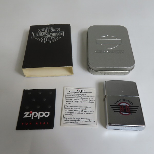 実際に弊社で買取させて頂いたZIPPO/ジッポー HARLEY DAVIDSON/ハーレーダビッドソン ロゴ 2004年製 の画像 6枚目