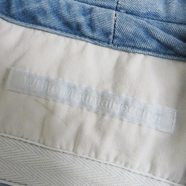 実際に弊社で買取させて頂いたWhiteMountaineering/ホワイトマウンテニアリング デニム カーディガン/0の画像 2枚目