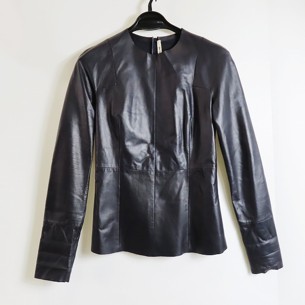 実際に弊社で買取させて頂いたCELINE/セリーヌ レザー トップス/38