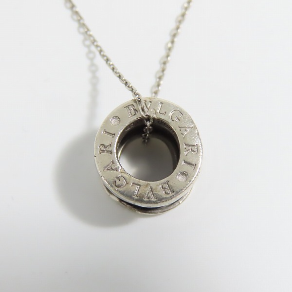 実際に弊社で買取させて頂いたBVLGARI/ブルガリ B-zero1/ビーゼロワン SAVE THE CHILDREN/セーブ ザ チルドレン ネックレス Ag925×セラミックの画像 1枚目