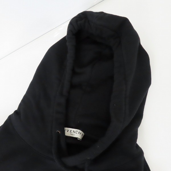 実際に弊社で買取させて頂いた【JPタグ】GIVENCHY/ジバンシィ 21SS エンブロイダリー ビッグロゴ刺繍 パーカー BMJ07G30AF/XLの画像 5枚目