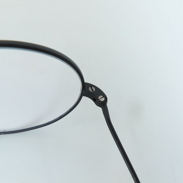 実際に弊社で買取させて頂いたOLIVER GOLDSMITH/オリバー ゴールドスミス 度入り Oval Nero 眼鏡/メガネフレームの画像 5枚目